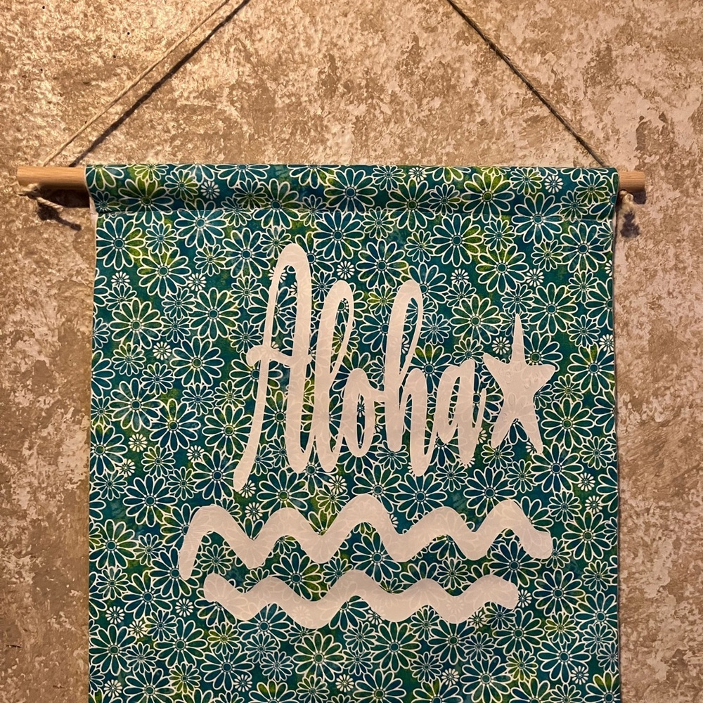 Aloha Floral Wall Hanging